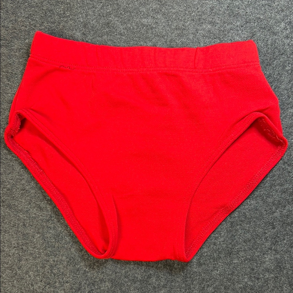 Red Cheer & Dance Briefs Spanks NWOT Y/M